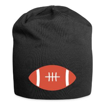 Rugby Ball - Jersey-Beanie - Schwarz - Vorne