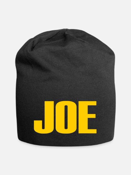 Joe - Jersey-Beanie - Schwarz