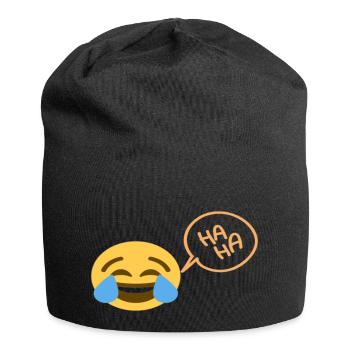 Mort de rire - Bonnet en jersey - noir - Devant