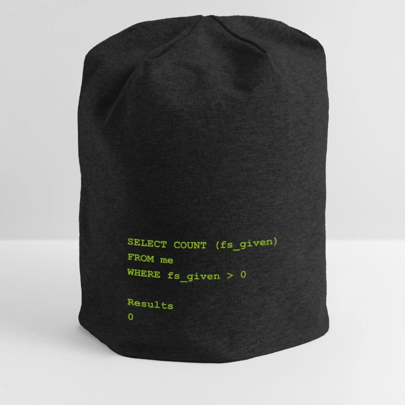 Select count geschenk Programming Informatique Bonnet en jersey