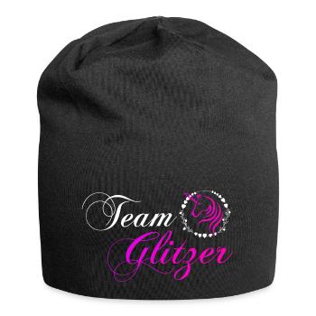 Team Glitzer - Jersey-Beanie - Schwarz - Vorne