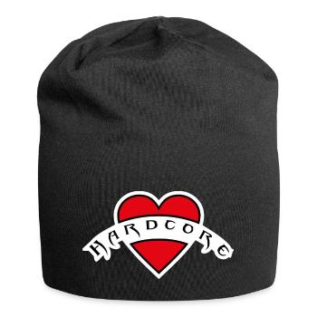 HardcoreRock - Jersey-Beanie - Schwarz - Vorne