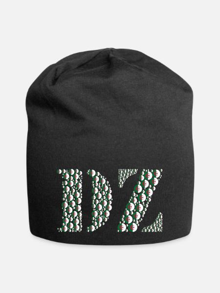 DZ - Jersey-Beanie - Schwarz