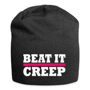 Beat it creep - Jersey Beanie - black - Front