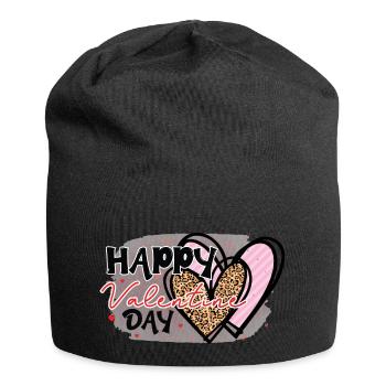 Bonne Valentina Day! - Bonnet en jersey - noir - Devant