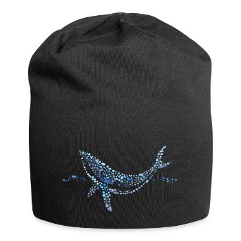 Waltropfen Aquarell - Jersey-Beanie - Schwarz - Vorne