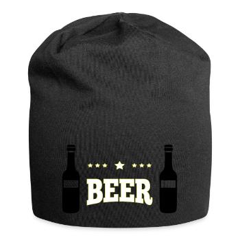 Bière - Bonnet en jersey - noir - Devant