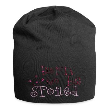 NÉ POUR ÊTRE GÂTÉ - Bonnet en jersey - noir - Devant