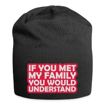 you would understand quote - Jersey Beanie - black - Front