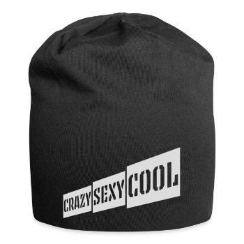 crazy sexy cool Design - Jersey-Beanie - Schwarz - Vorne