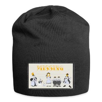 Alice Im Wunderland Verschwunden - Jersey-Beanie - Schwarz - Vorne