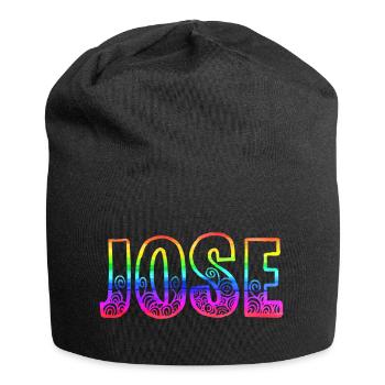 jose rs regenbogen - Jersey-Beanie - Schwarz - Vorne