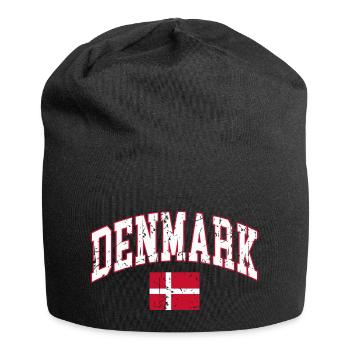 Danemark drapeau Danemark - Bonnet en jersey - noir - Devant