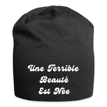 Une Terrible Beauté Est Née - Bonnet en jersey - noir - Devant