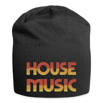 Musique House Chaleur - Bonnet en jersey - noir - Devant
