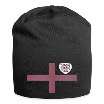 England, Fahne, Wappen, England Fahne by aha pix - Jersey-Beanie - Schwarz - Vorne