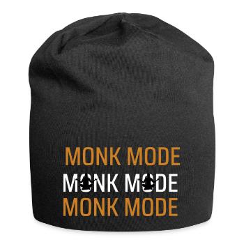 Monk Meditation Mode - Jersey Beanie - black - Front