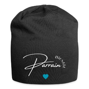 Bientôt parrain - Bonnet en jersey - noir - Devant