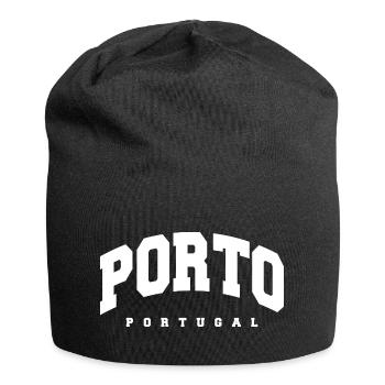 Porto - Jersey-Beanie - Schwarz - Vorne