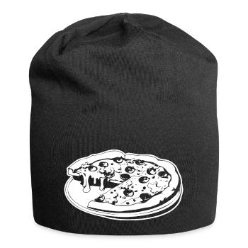 Pizza Fast Food Pizzeria - Jersey Beanie - black - Front