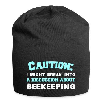 Caution - Jersey Beanie - black - Front