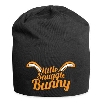 little snuggle bunny - Jersey Beanie - black - Front