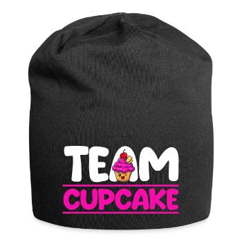 Cuisson des cupcakes - Bonnet en jersey - noir - Devant