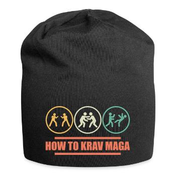 How To Krav Maga Martial Arts Training - Jersey Beanie - black - Front