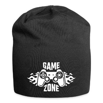 Gamer Jeu En Ligne Jeux Sur Ordinateur Arcade Neon - Bonnet en jersey - noir - Devant