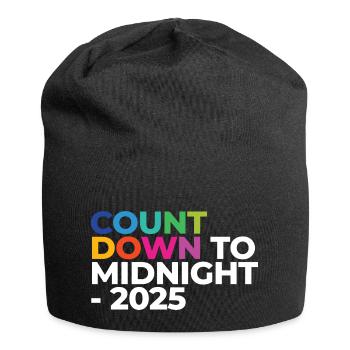 Countdown To Midnight - 2025 - Jersey Beanie - black - Front