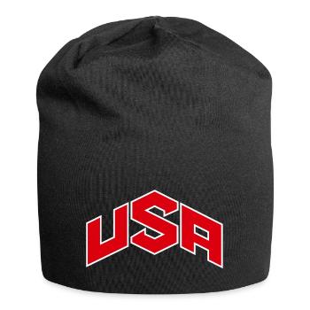 USA - Jersey Beanie - black - Front