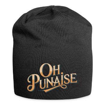 Oh punaise - Bonnet en jersey - noir - Devant