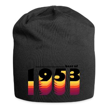 Vintage Bold Hommage à 1953 - Célébrer le 72ème - Bonnet en jersey - noir - Devant