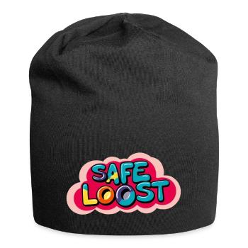 Loost en toute sécurité - Bonnet en jersey - noir - Devant