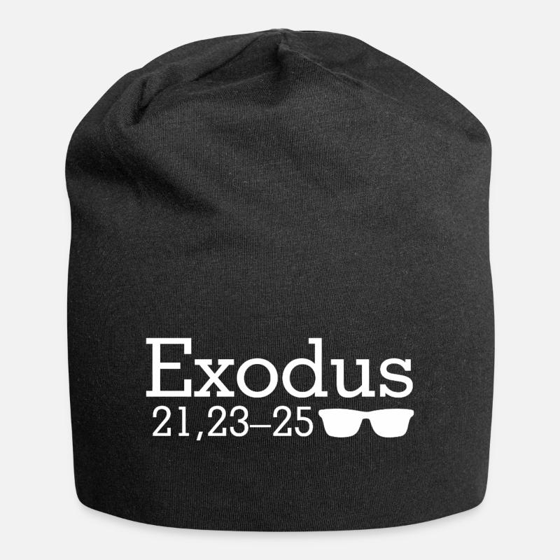 Exodus 2 - Jersey-Beanie - Schwarz