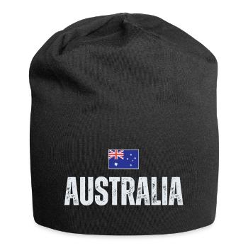 Flag Australia, I love Australia - Jersey Beanie - black - Front