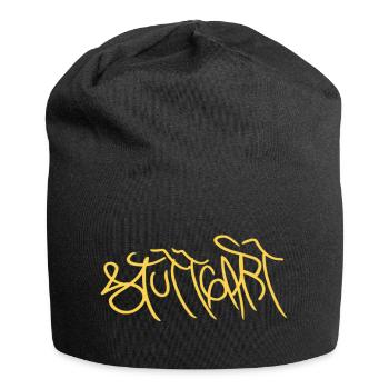 Souvenir créatif de Stuttgart - Bonnet en jersey - noir - Devant