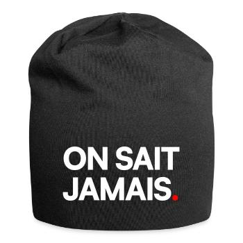 On sait jamais - Bonnet en jersey - noir - Devant
