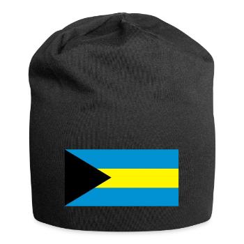 Drapeau des Bahamas - Bonnet en jersey - noir - Devant