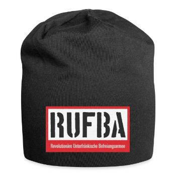 RUFBA - Jersey-Beanie - Schwarz - Vorne