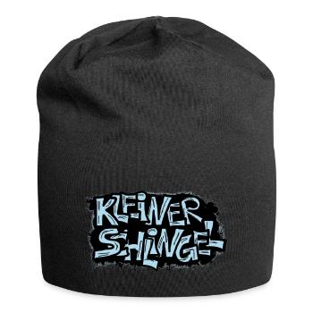 kleiner schlingel graffit - Jersey-Beanie - Schwarz - Vorne