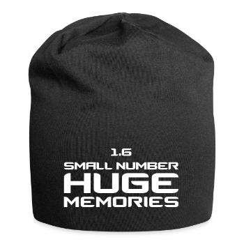1.6 Small Number Huge Memories - Jersey Beanie - black - Front