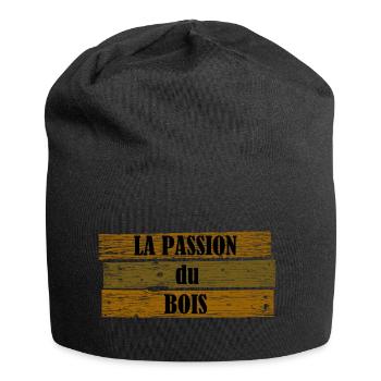 passion bois - Bonnet en jersey - noir - Devant