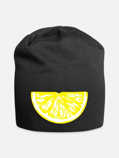 lemon_slice - Jersey-Beanie - Schwarz