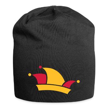 Karneval - Jersey-Beanie - Schwarz - Vorne