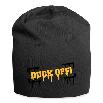 Duck Off Graffiti - Bonnet en jersey - noir - Devant