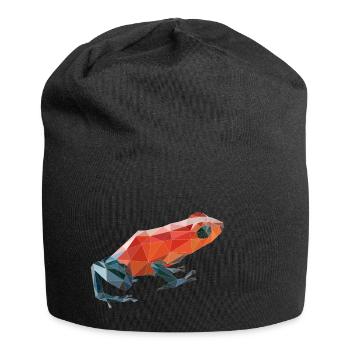 fig5_polygonpfeilgiftfrosch - Jersey-Beanie - Schwarz - Vorne