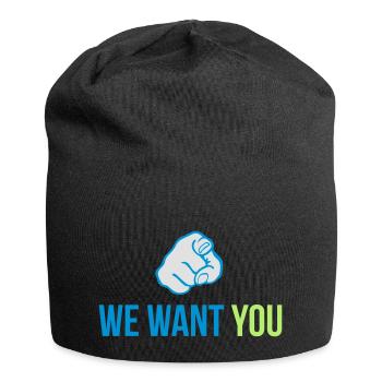 we want you - Bonnet en jersey - noir - Devant