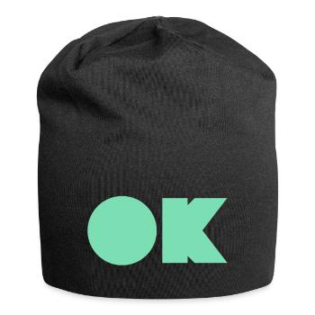 OK KPOP - Jersey Beanie - black - Front