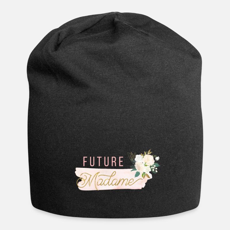 Future Madame personalisierbar - Jersey-Beanie - Schwarz